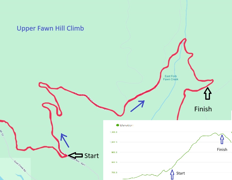 fawn hill course map